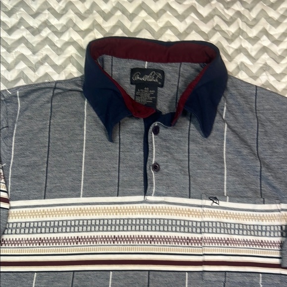 Arnold Palmer Knit Retro Style Golf Polo Men's sz L - Picture 3 of 7
